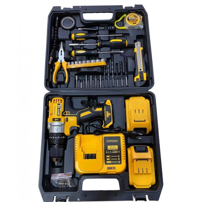 Акумулаторен ударен винтоверт Stahlmayer Xr pro. С метален патронник