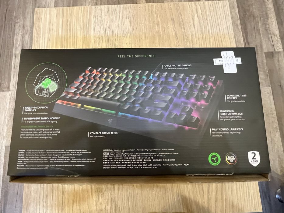 Клавиатура Razer - BlackWidow V3 Tenkeyless