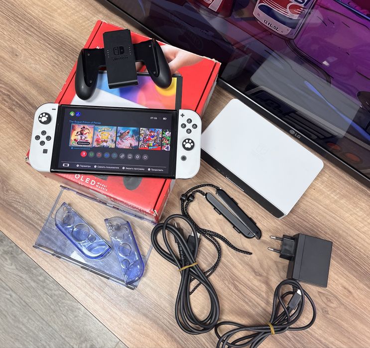 Прошитый Nintendo Switch Oled Ultra 128GB