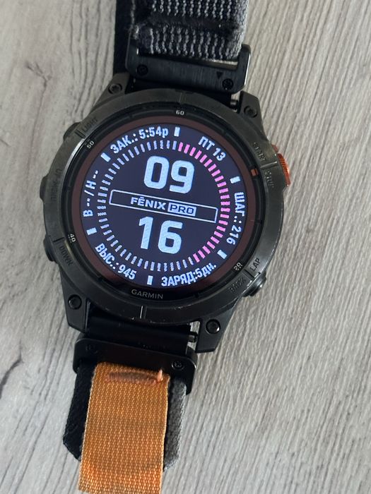 Garmin fenix 7 pro solar часы