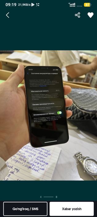 Iphone x 64 xotirali