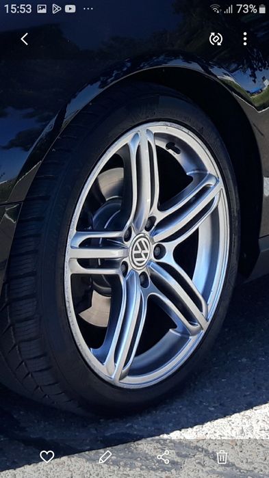 Vând  roți  aliaj speciale sport pe 18" cu anvelope bune viking