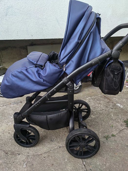 Бебешка количка 3 в 1 Tutek Grander VX Eco - цвят Metalic Blue