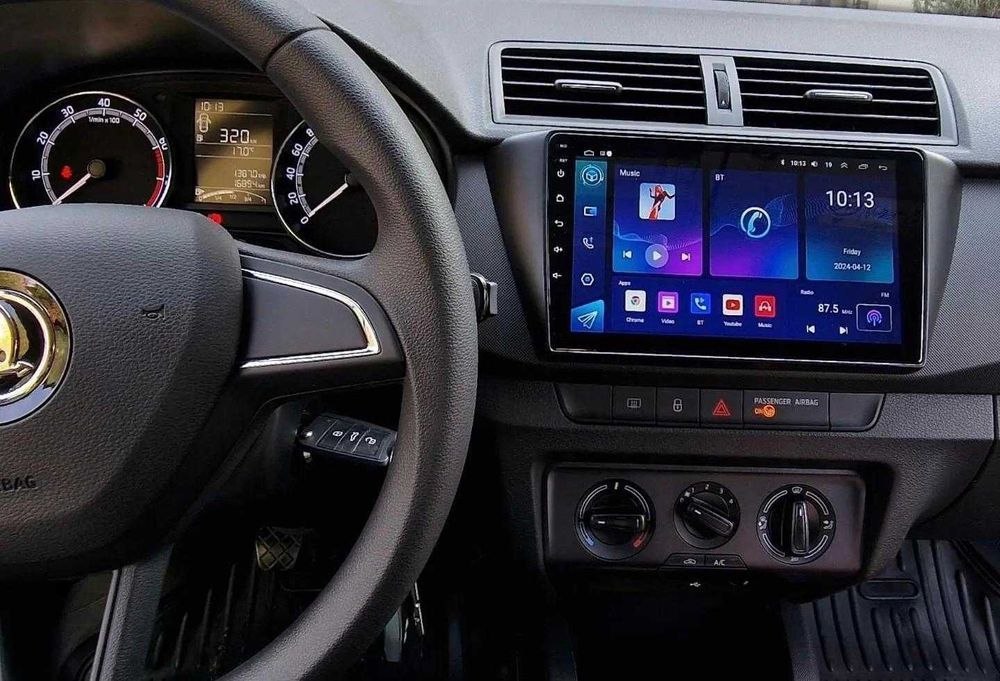 Navigatie cu Android Skoda Fabia 3 NJ - Wifi Bluetooth Carplay 1-8GB