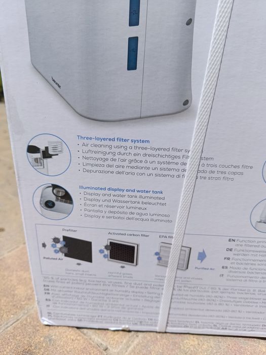 Purificator de aer, Beurer, LR 330, 2 in 1: purificare si umidificare (nou, sigilat)