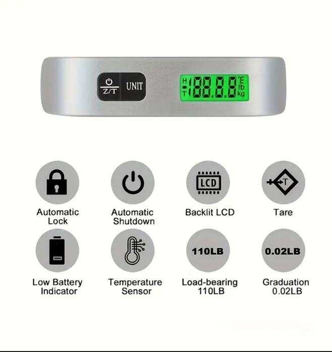 Преносимо  кухненско кантарче до 50kg