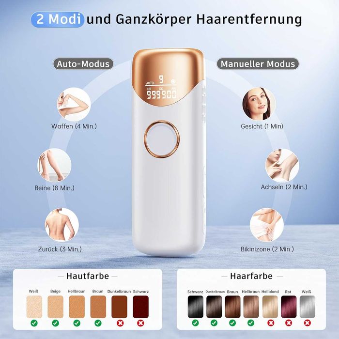 3 в 1 Лазарен епилатор с охлаждаща функция QOWRKRQ