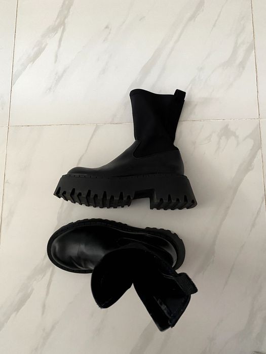 Ботинки Zara на платформе демисезонные — ремонт стельки