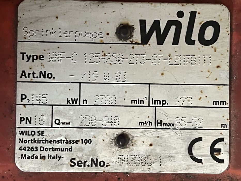 Водна помпа с дизелов двигател/ДВГ