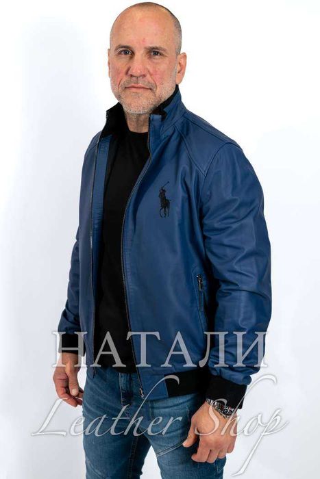 Кожен бомбър Бисер