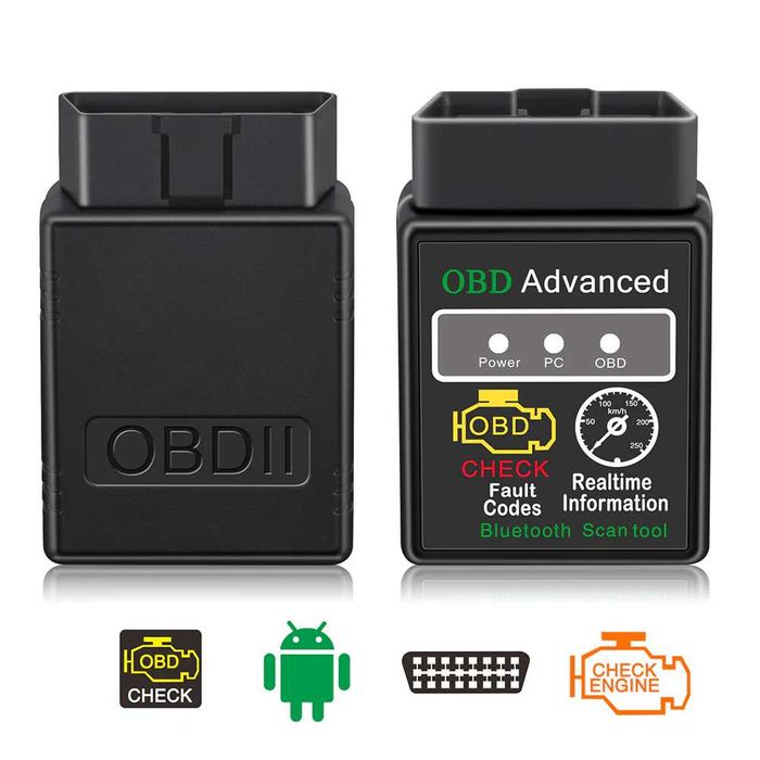 Interfață auto diagnosticare Bluetooth OBDII V1.5, Mini ELM327 OBD2