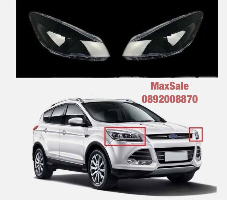 Комплект Стъкла / Капаци за фарове на Ford Kuga (2013 - 2016)
