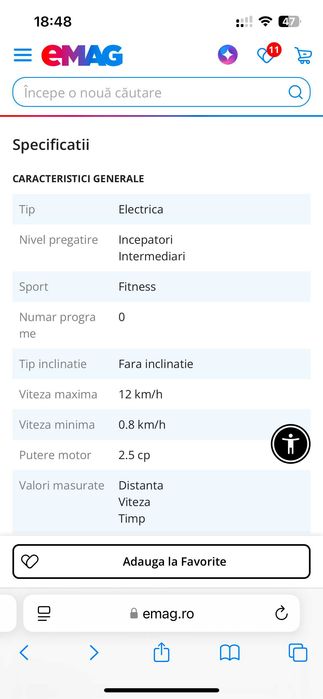 Banda de alergare electrica FitTronic