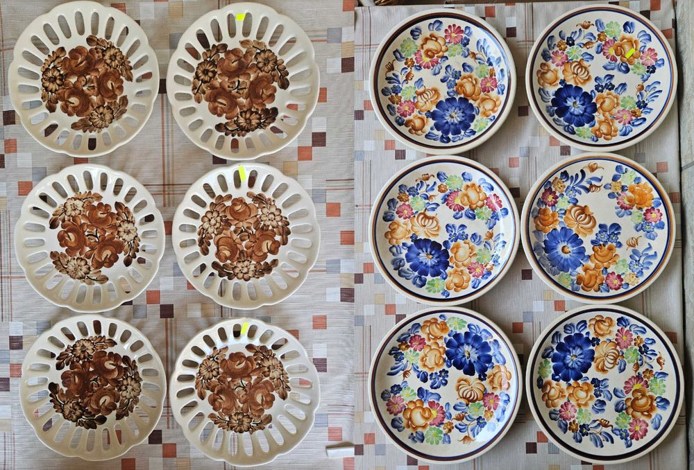 Декоративни полски керамични чинии + бонус! НАМАЛЯВАМ на 65 лв.