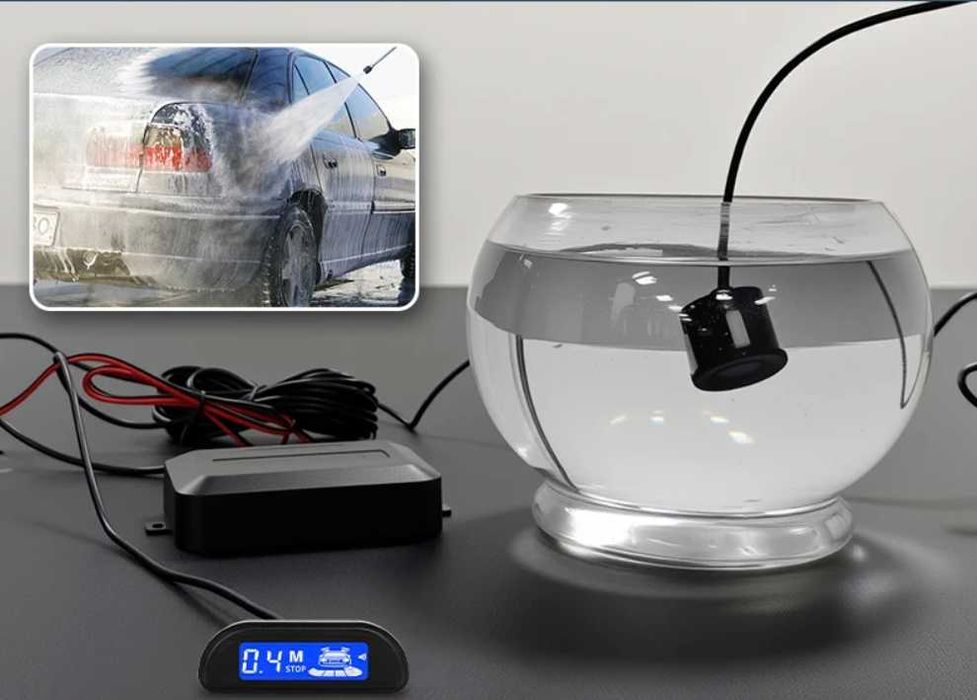 Парктроник с 4 датчика и LED дисплей