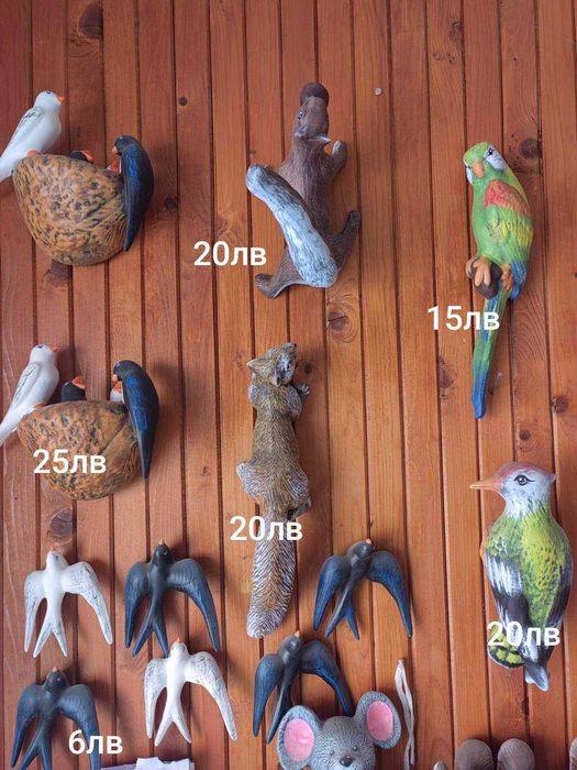 Фигури за дома и градината българско производство печена керамика