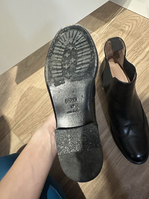 Hugo Boss боти, черни
