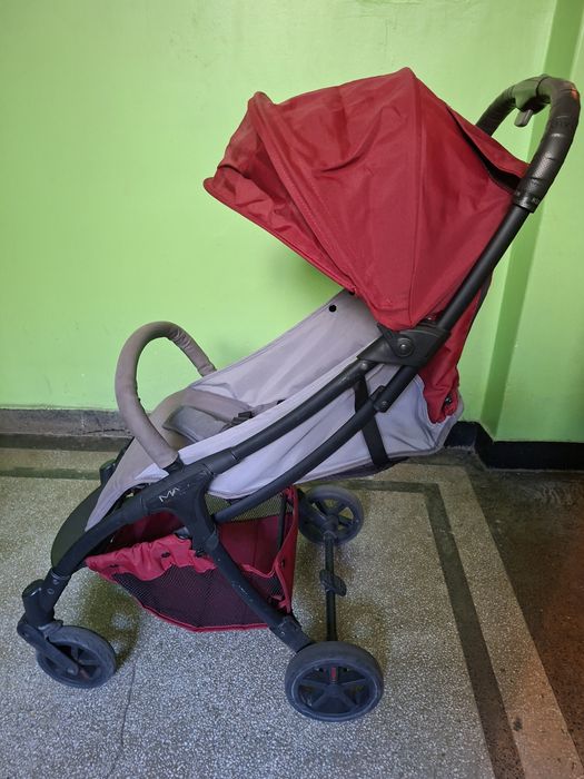 Сгъваема бебешка количка Mast M2 Fashion, Wine Red