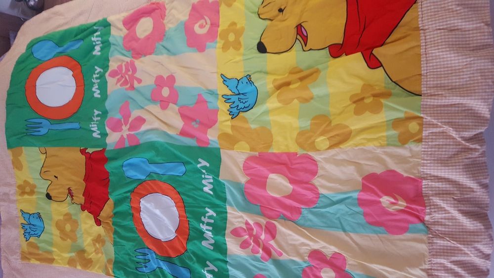 Детско шалте и калъфка мечо Пух