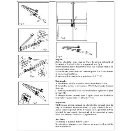 Sistem de aerisire automat