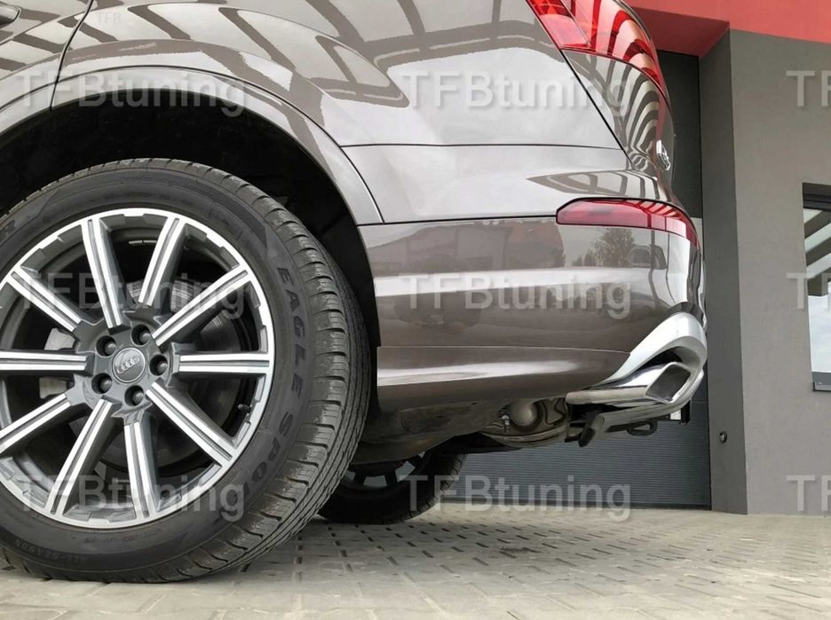 Flapsuri bara spate splitter lip Audi Q7 4M 2015-2019