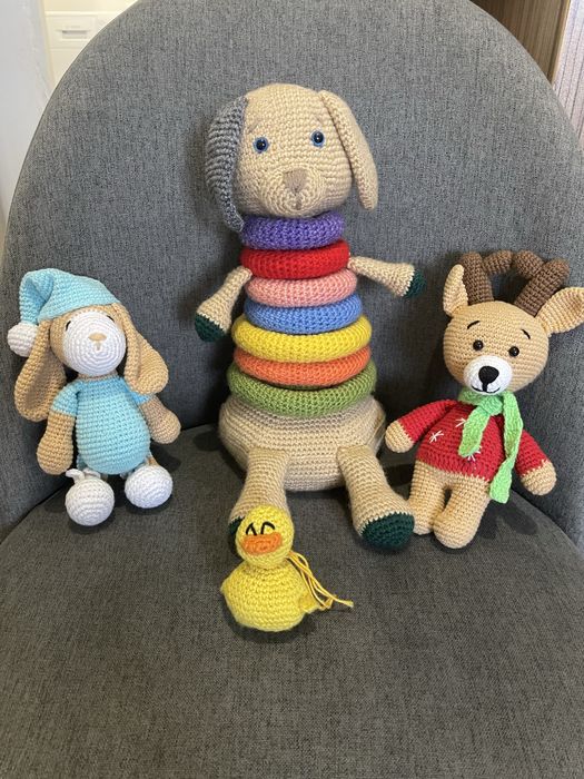 Плетени играчки нови