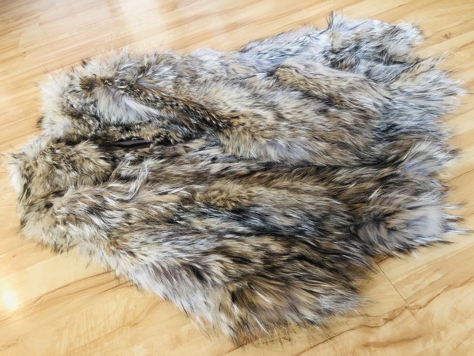 Палто сребърна лисица