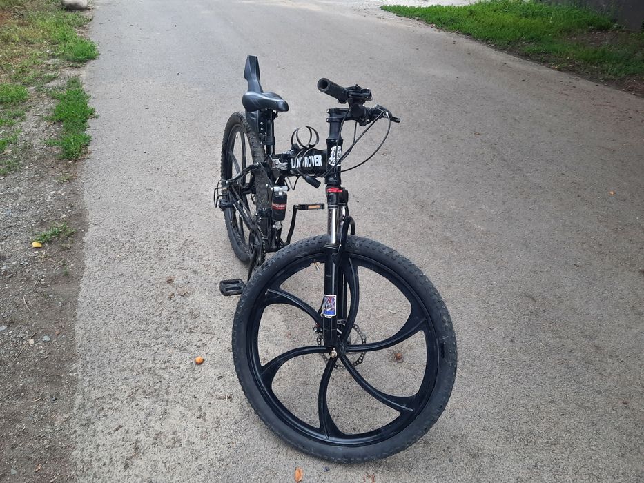 Прадам чёрный велосипед LAND ROVER