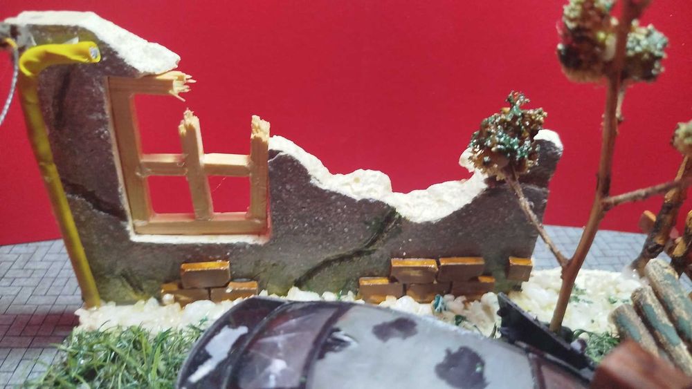 Диорама посвящена войне