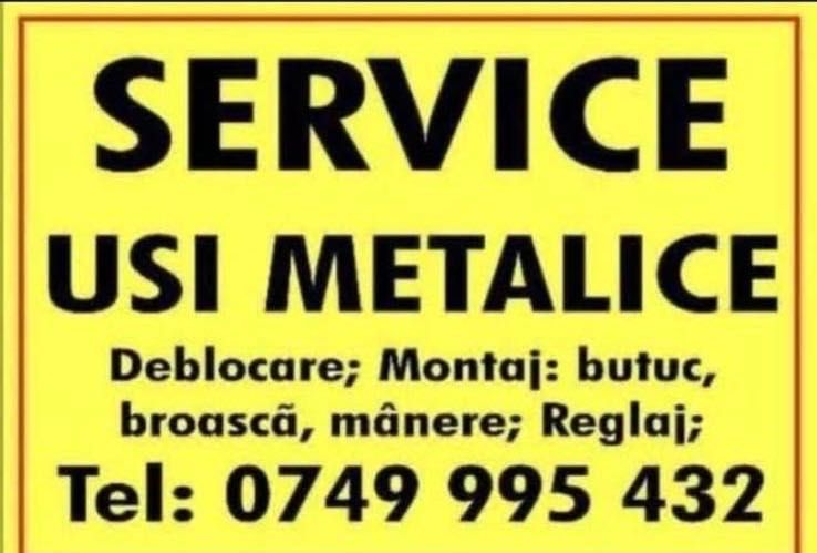 Service Usi Metalice - Lacatus Urgent