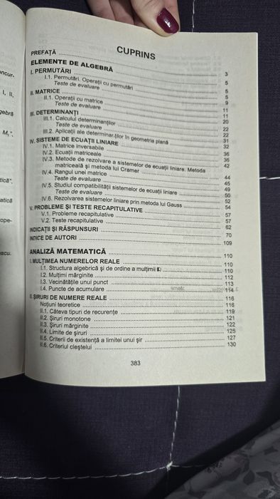 Matematica Burtea clasa a XI a