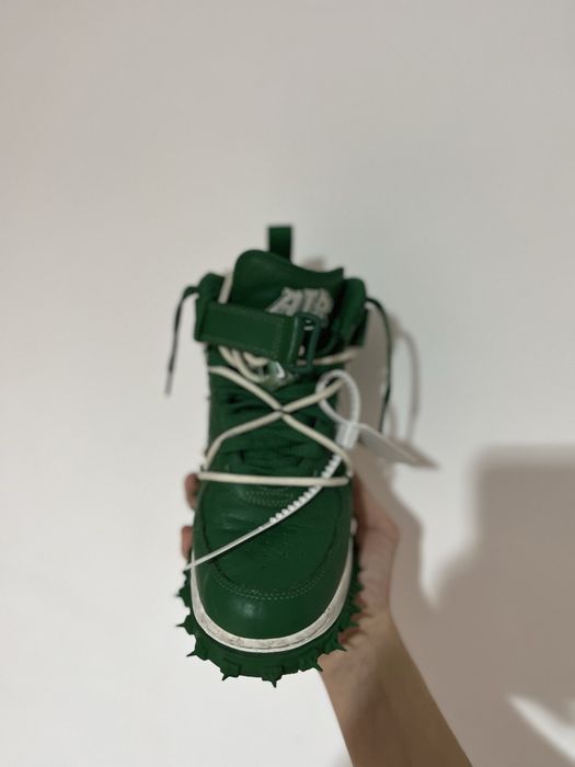 Air force 1 High X Off White Pine green