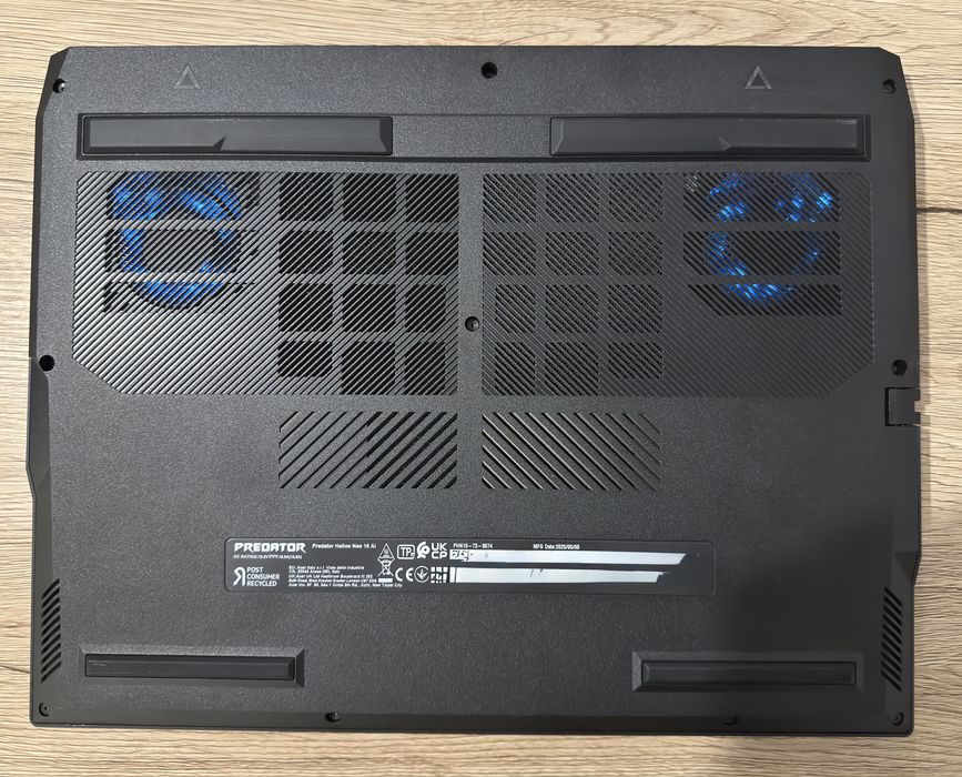 Laptop gaming -Acer Predator – RTX 5070 Ti 12GB | Ultra 9 275HX | 32GB DDR5 | 2TB SSD | 240Hz