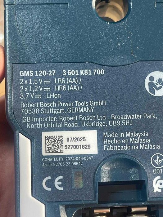 scanner de perete Bosch GMS 120-27