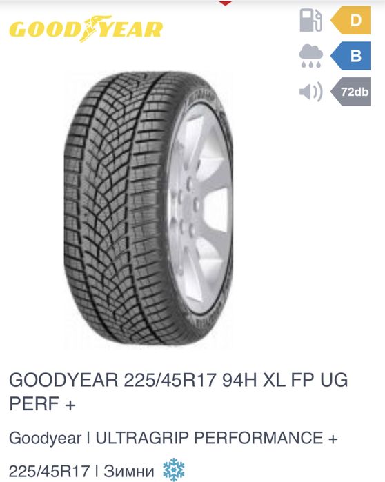 Good Year Ultragrip | 225 45 17