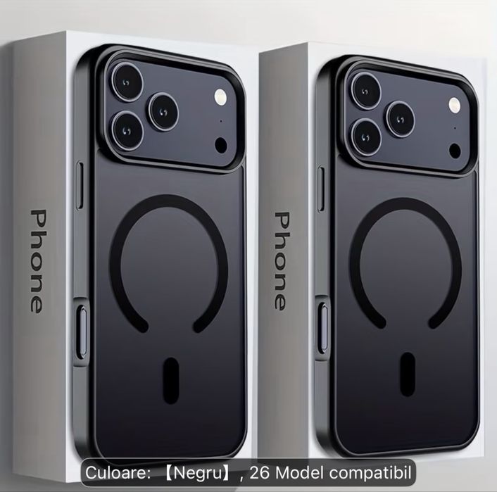 Huse magsafe si folii privacy pentru toate tipurile de iPhone