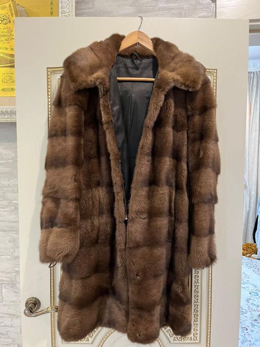 Зимняя норковая шуба