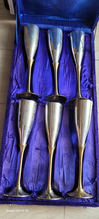 Set pahare Șampanie Argint