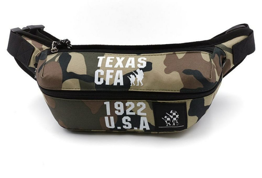 мъжка чанта Ганстер USA TEXAS за през кръст или гърди 2 отделения цип