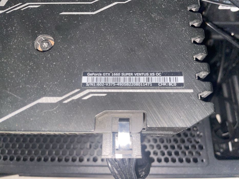 Видеокарта 1660super от msi