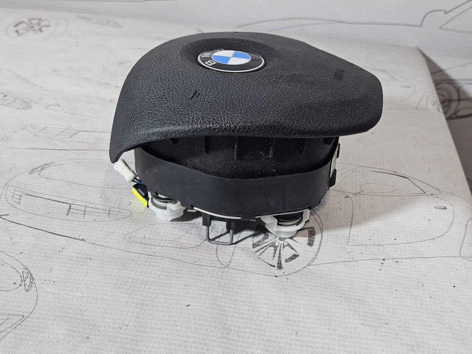 Airbag volan șofer BMW Seria 1 F20 F21 / Seria 3 F30 F31 2011-2019 2013 1.6d 85kW Cod OEM: 6791330-09, 32306791330, 6791330 (5E3)