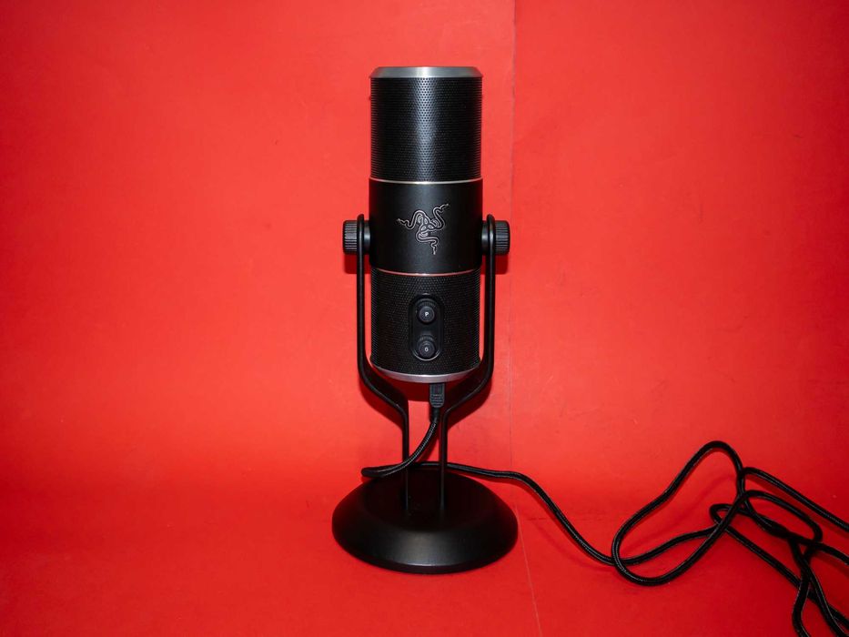 Razer Seiren Pro RZ05-0132 Silver Edition Студиен Микрофон XLR USB Гейминг Стрийминг