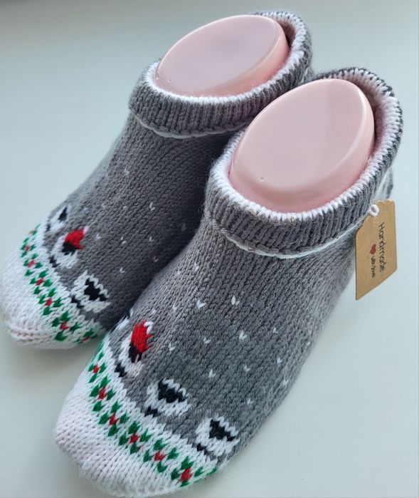 Продам тепленькие вязанные следки.