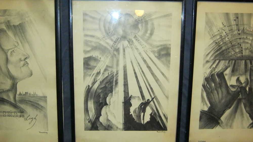 Lot 3 bucati LINOGRAVURI,autor RUZICSKAY GYORGY(1896-1993)