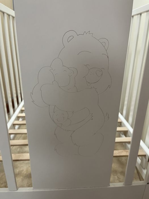 Детско дървено легло 120/60