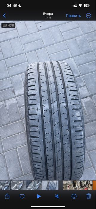 Продам шины bridgstone 225/45/18