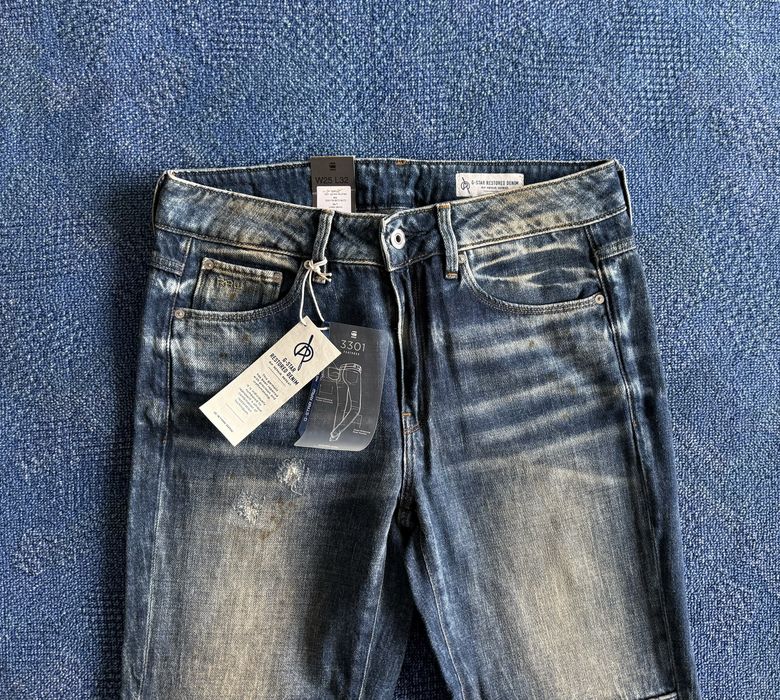 G-Star RAW 3301 Quilted Denim Mid Waist Boyfriend 7/8  ОРИГИНАЛНИ дамски дънки - 25-26