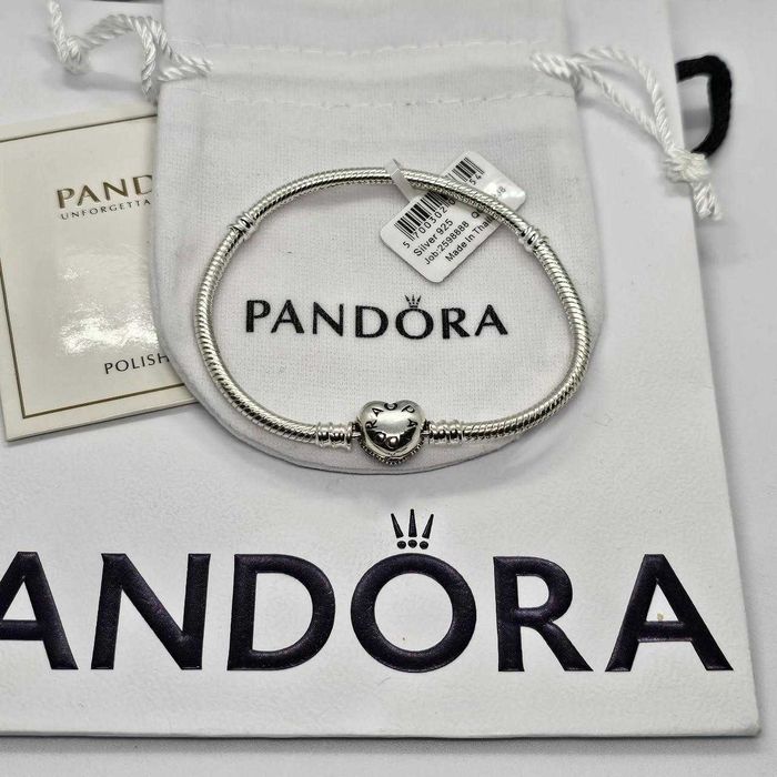 Brățară Pandora cu cristale - Argint 925, in cutie