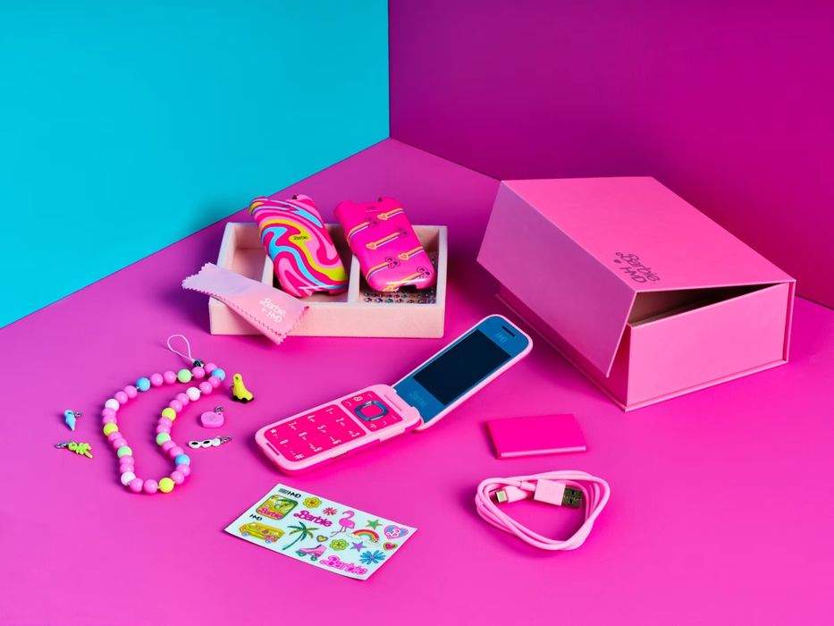 Nokia Barbie кнопочная раскладушка