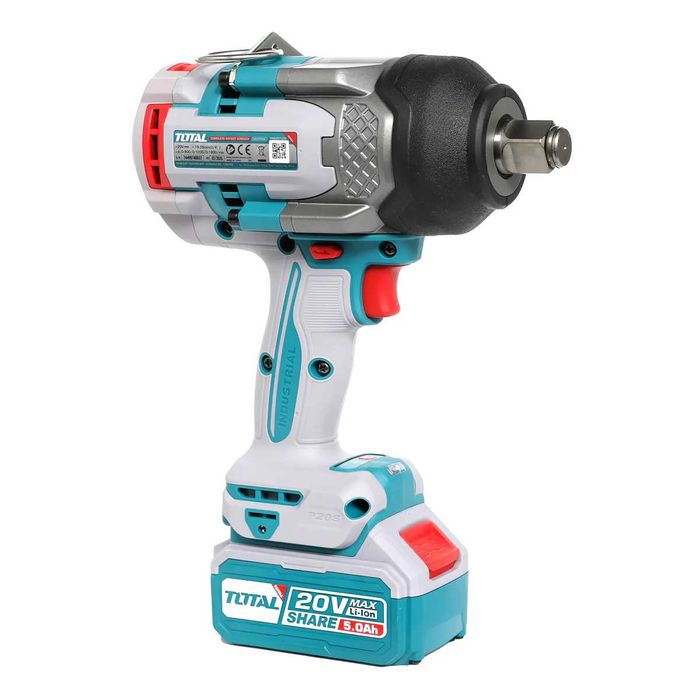 Masina de insurubat cu impact TOTAL acumulator, 1050Nm, prindere 3/4